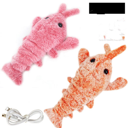 Interactive Jumping Shrimp Cat Toy (USB Rechargeable) - Elorapets Elorapets Jumping shrimp random color / About 35CM / USB j4e0kn-zs 0 Interactive Jumping Shrimp Cat Toy (USB Rechargeable)