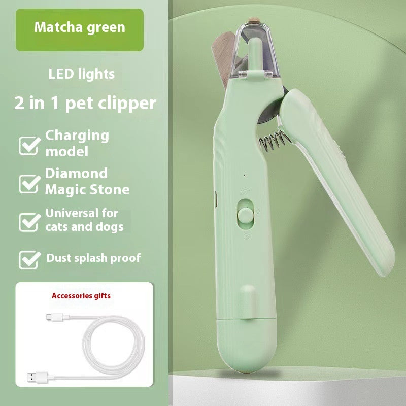 2-in-1 LED Pet Nail Clippers – Dog & Cat Paw Trimmer - Elorapets Elorapets Green j4e0kn-zs 0 2-in-1 LED Pet Nail Clippers – Dog & Cat Paw Trimmer