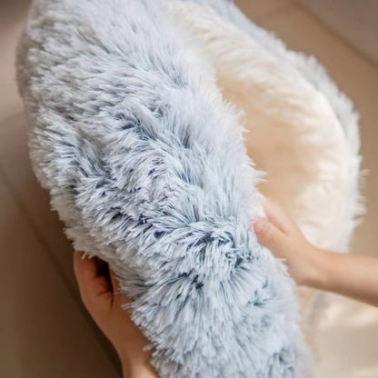 Semi-Closed Cat Bed – Cozy Nest for Small Dogs & Cats - Elorapets Elorapets Gray / 40cm j4e0kn-zs 0 Semi-Closed Cat Bed – Cozy Nest for Small Dogs & Cats