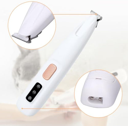 LED Dog Paw Trimmer – Rechargeable Low-Noise Clipper - Elorapets Elorapets White j4e0kn-zs 4 LED Dog Paw Trimmer – Rechargeable Low-Noise Clipper