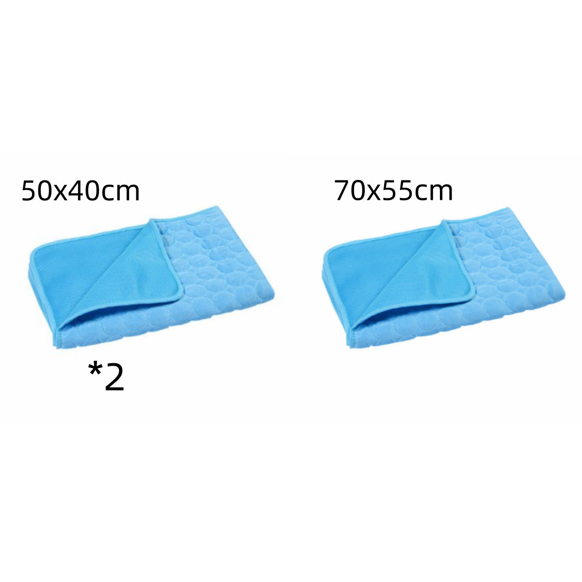 Summer Cooling Pet Sleeping Ice Silk Mat - Elorapets Elorapets Dark Blue / Set8 j4e0kn-zs 0 Summer Cooling Pet Sleeping Ice Silk Mat