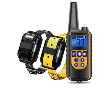Remote Control Dog Training Device Dog Collar - Elorapets Elorapets EU / 8802blackandyellow j4e0kn-zs 0 Remote Control Dog Training Device Dog Collar