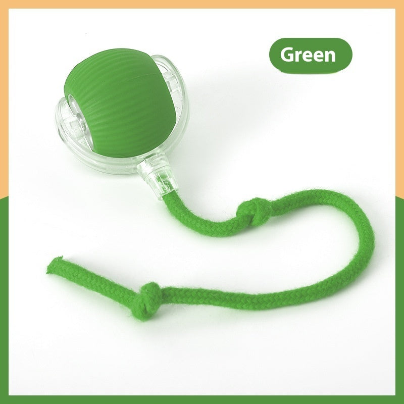 Interactive Cat Toy Ball Super Drive Cat Rolling Ball - Elorapets Elorapets With Rope Style Green j4e0kn-zs 0 Interactive Cat Toy Ball Super Drive Cat Rolling Ball