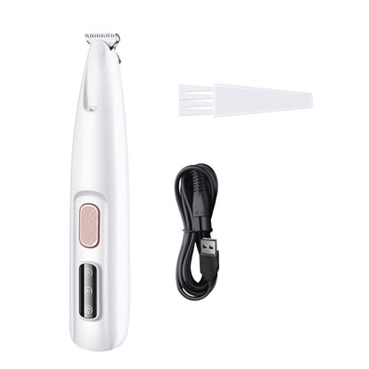 LED Waterproof Dog Paw Trimmer – Wide Blade - Elorapets Elorapets White j4e0kn-zs 0 LED Waterproof Dog Paw Trimmer – Wide Blade