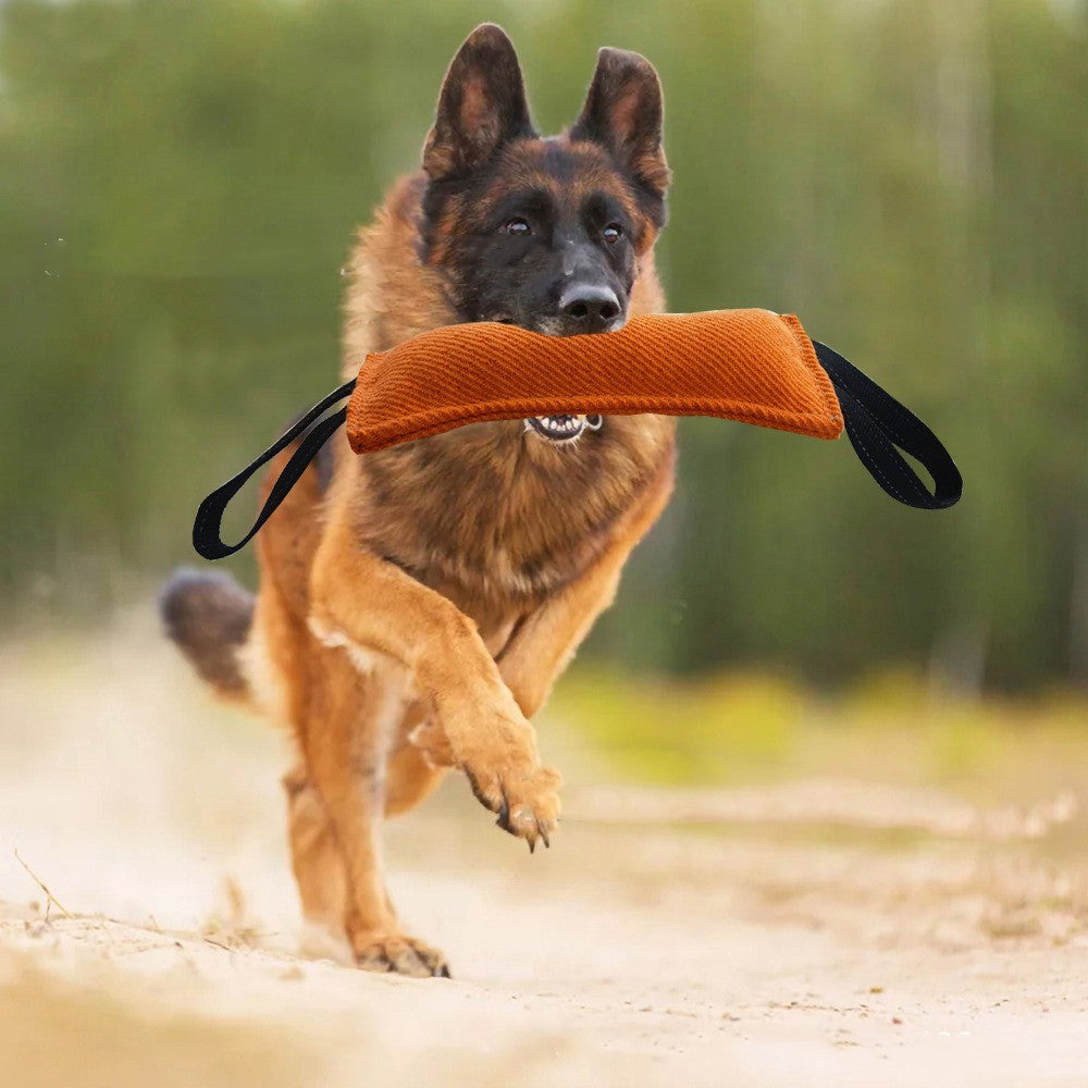 Dog Jute Bite Tug Toy – Durable Training Pillow - Elorapets Elorapets Red j4e0kn-zs 0 Dog Jute Bite Tug Toy – Durable Training Pillow