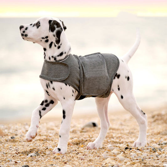 Pet Clothes Dog Anxiety Jacket Warm Vest - Elorapets Elorapets Heather Gray / XXS j4e0kn-zs 0 Pet Clothes Dog Anxiety Jacket Warm Vest
