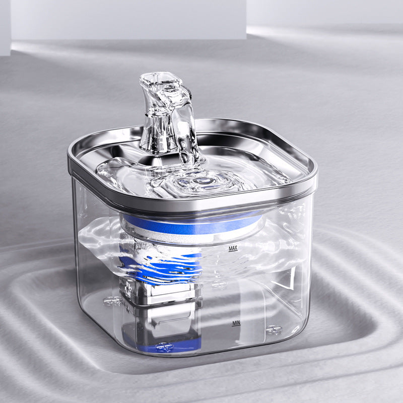 Stainless Steel Pet Water Fountain – Automatic Circulation Dispenser - Elorapets Elorapets Basic payment / 220V US j4e0kn-zs 0 Stainless Steel Pet Water Fountain – Automatic Circulation Dispenser