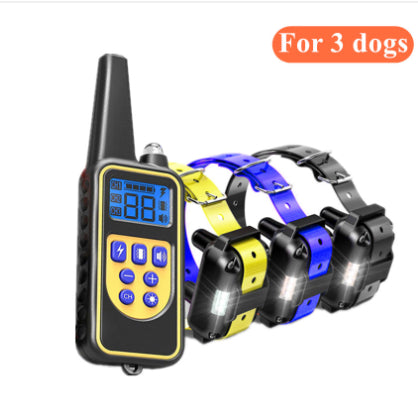 Remote Control Dog Training Device Dog Collar - Elorapets Elorapets EU / 8803BlackBlueYellow j4e0kn-zs 0 Remote Control Dog Training Device Dog Collar
