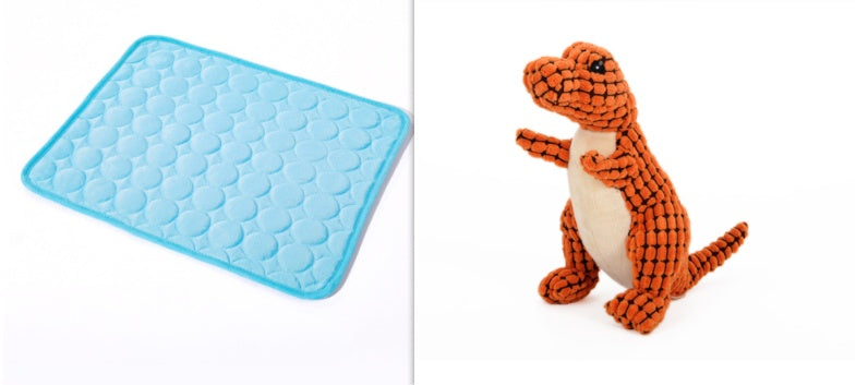 Cooling Pet Ice Mat – Summer Dog & Cat Cooling Pad - Elorapets Elorapets Blue set / 100x70cm j4e0kn-zs 0 Cooling Pet Ice Mat – Summer Dog & Cat Cooling Pad