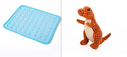 Cooling Pet Ice Mat – Summer Dog & Cat Cooling Pad - Elorapets Elorapets Blue set / 100x70cm j4e0kn-zs 0 Cooling Pet Ice Mat – Summer Dog & Cat Cooling Pad