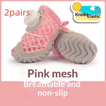 Soft Sole Dog Shoes – Lightweight Shoes for Small Dogs - Elorapets Elorapets Pink / No 3 / 2 pairs j4e0kn-zs 0 Soft Sole Dog Shoes – Lightweight Shoes for Small Dogs