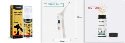 Pet Skin Care Spray Gentle Relief - Elorapets Elorapets Set4 / Spray j4e0kn-zs 0 Pet Skin Care Spray Gentle Relief