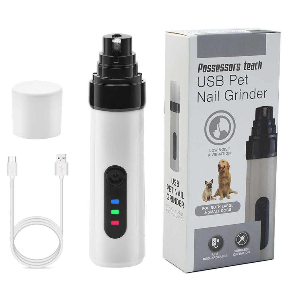 Pet Automatic Nail Piercing Device 3-speed LED Electric - Elorapets Elorapets 2 Gear / English Version / 1PC j4e0kn-zs 0 Pet Automatic Nail Piercing Device 3-speed LED Electric