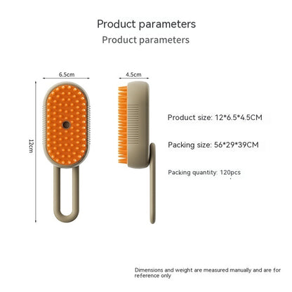Electric Steam Pet Grooming Brush – 3-in-1 Deshedding Comb - Elorapets Elorapets Milk Brown2pcs / USB j4e0kn-zs 0 Electric Steam Pet Grooming Brush – 3-in-1 Deshedding Comb