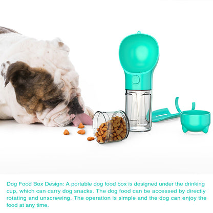 3-in-1 Portable Dog Water Bottle – Feeder & Waste Bag Dispenser - Elorapets Elorapets Pink2style / 500ml j4e0kn-zs 0 3-in-1 Portable Dog Water Bottle – Feeder & Waste Bag Dispenser