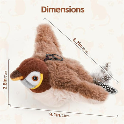 Interactive Flapping Bird Cat Toy – Boredom Relief - Elorapets Elorapets Sparrow j4e0kn-zs 4 Interactive Flapping Bird Cat Toy – Boredom Relief
