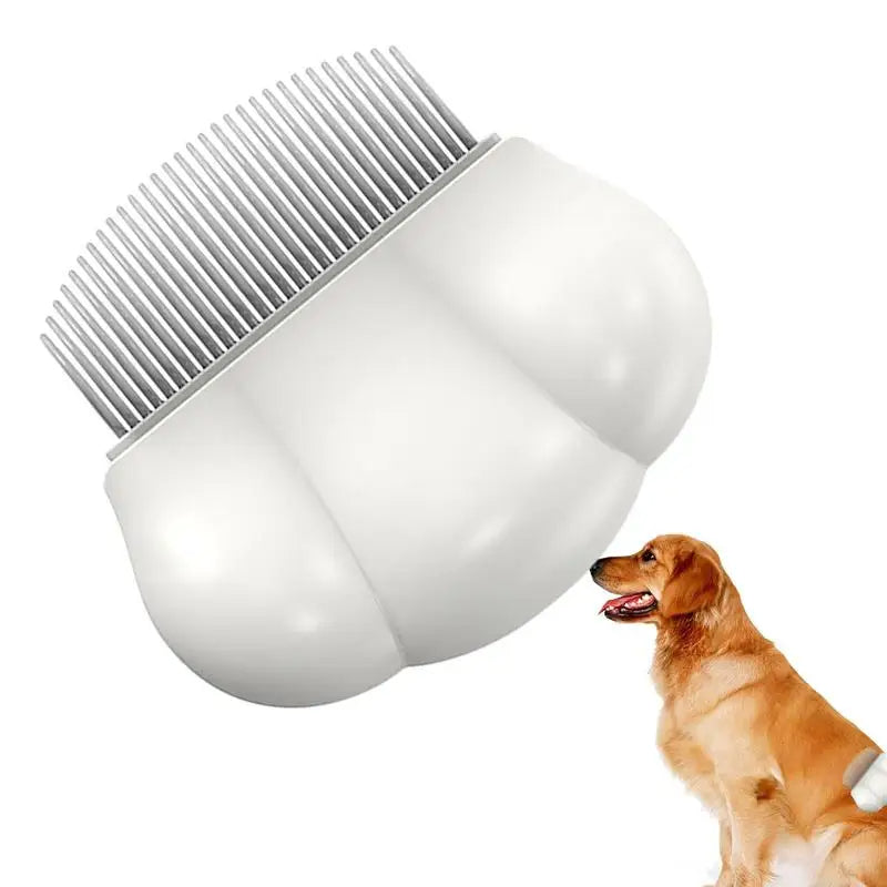 Dog Grooming Comb – Shedding & Detangling Brush for Pets - Elorapets Elorapets Cream White j4e0kn-zs 0 Dog Grooming Comb – Shedding & Detangling Brush for Pets