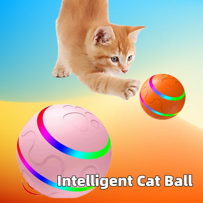 Smart Self-Rotating Cat Ball – USB Interactive Toy - Elorapets Elorapets Yellow / Self hi version j4e0kn-zs 0 Smart Self-Rotating Cat Ball – USB Interactive Toy