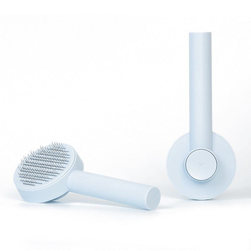 Self-Cleaning Pet Needle Comb – Dog & Cat Grooming Brush - Elorapets Elorapets MINI Bag Packaging / No 9 Comb Blue j4e0kn-zs 0 Self-Cleaning Pet Needle Comb – Dog & Cat Grooming Brush