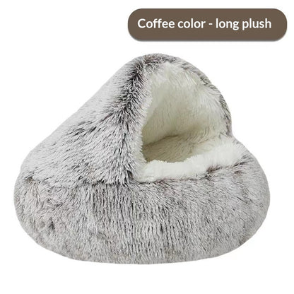 Semi-Closed Cat Bed – Cozy Nest for Small Dogs & Cats - Elorapets Elorapets Coffee / 40cm j4e0kn-zs 0 Semi-Closed Cat Bed – Cozy Nest for Small Dogs & Cats