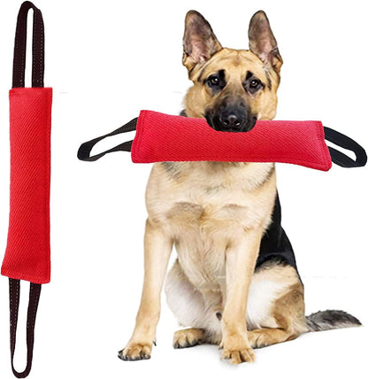 Dog Jute Bite Tug Toy – Durable Training Pillow - Elorapets Elorapets Red j4e0kn-zs 0 Dog Jute Bite Tug Toy – Durable Training Pillow