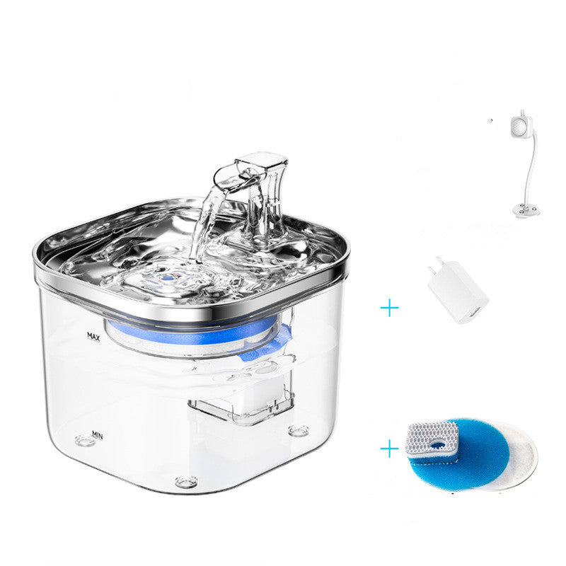 Stainless Steel Pet Water Fountain – Automatic Circulation Dispenser - Elorapets Elorapets Basic payment / 220V US j4e0kn-zs 0 Stainless Steel Pet Water Fountain – Automatic Circulation Dispenser